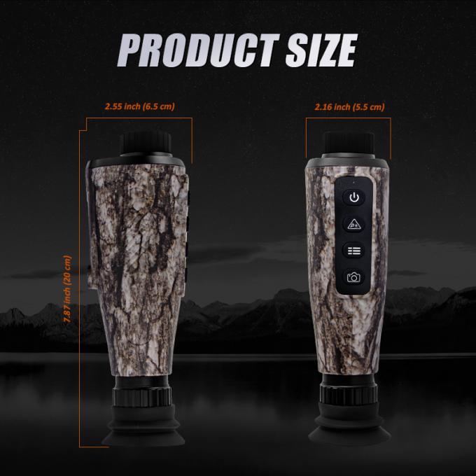 Mantente conectado y registra tus aventuras con este monocular de imágenes térmicas con Wi-Fi AP y capacidad de batería de 4000mAh 2