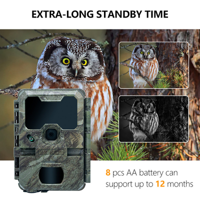 Cámara de vigilancia de vida silvestre Visión nocturna 0.1s Velocidad de captura 32MP 4K Cámara de caza impermeable IP67 Observación de animales Accesorios de cámara de caza