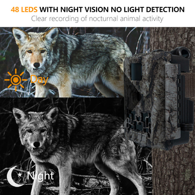 KW561 Wildlife Trail Infra Cam Mini 30MP 0.25s Velocidad Resolución de vídeo 4K Sensor CMOS a prueba de agua Memoria SD Visión nocturna