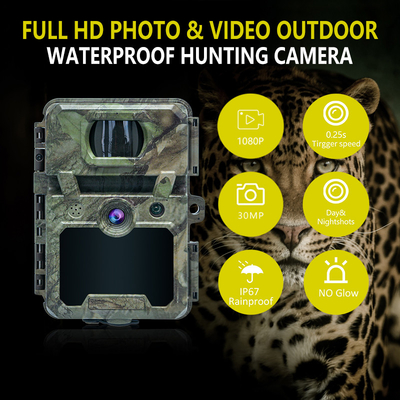 KW571 Fábrica OEM ODM Mini Wildlife Scouting Camara de rastro de tiempo de lapso IP67 Sensor CMOS sin resplandor y memoria SD Visión nocturna