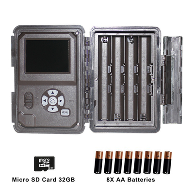 KW698A cámara de rastro de caza de doble lente de 2 sensores cámara de exploración de juegos 4K cámara de visión nocturna