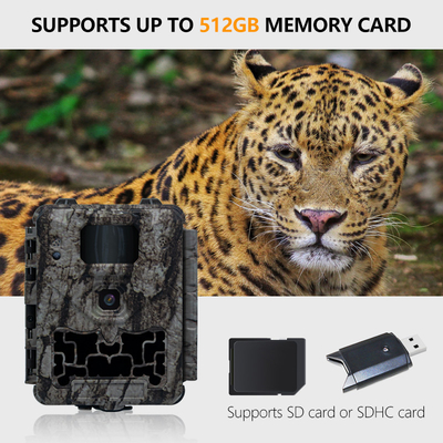 Cámaras de caza HD 30MP Cámara de camuflaje de visión nocturna con video 1080P e IP66 Accesorios de caza impermeables