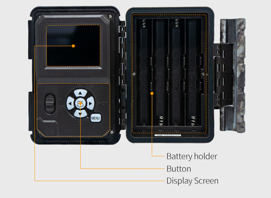 KW865 WIFI cámara oculta impermeable IP67 20MP 0.6s velocidad de activación hasta 512GB de almacenamiento pista de visión nocturna cámara