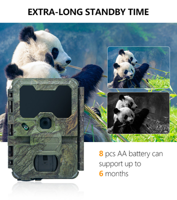 WIFI trail Camera KW866 impermeable IP67 OEM/ODM hasta 512GB Almacenamiento Tarjeta de memoria SD 32MP cámara de vida silvestre 4K