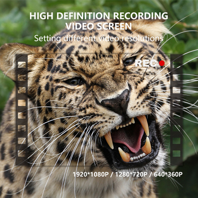 Cámara de caza al aire libre KW696 de doble lente de 30MP impermeable IP67 visión nocturna 1080p hasta 512GB de almacenamiento cámara de rastro sin brillo