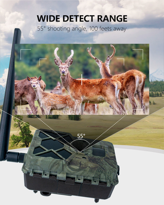 2024 más reciente cámara de prueba inalámbrica 4G OEM/ODM KW886 24MP 0.1s disparador 120ft Night Range incorporado en tarjeta SIM cámara de vida silvestre