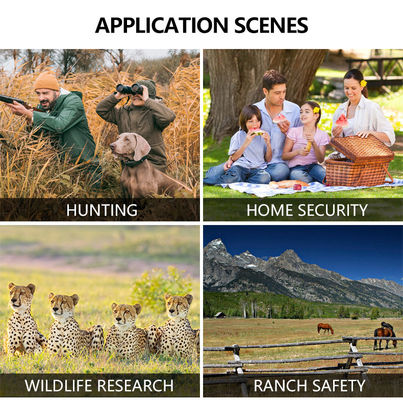 Caminos de caza y cámaras Panel solar 4G Cámara inalámbrica KW897 con doble antena 100 pies Rango nocturno 36MP Video 2K a 30fps