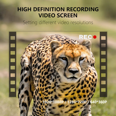 Cámara de caza infrarroja con capacidad de fotografía de 30MP y video de 1080P Función PIR y rango de visión nocturna de 100 pies