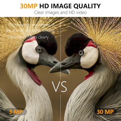 Cámara de juegos KW571 con impermeable IP67 Sensor CMOS sin resplandor 30MP foto 1080P 0.25s velocidad de disparo visión nocturna