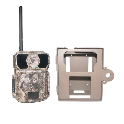 KG202 Caja de seguridad de bloqueo de metal de apoyo para caza de vida silvestre Camino de juego forestal cámara sigilosa