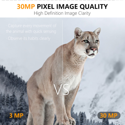4G cámara de búsqueda de caza KW895 con APP 2K FHD Video 30MP de imagen impermeable IP67 hasta 512GB de almacenamiento para la investigación de la vida silvestre