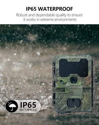 Cámara de rastro KW866 con conexión WIFI 0,25s velocidad de disparo IP67 a prueba de agua hasta 512GB Almacenamiento 32MP 4K a 30fps para el buck shot