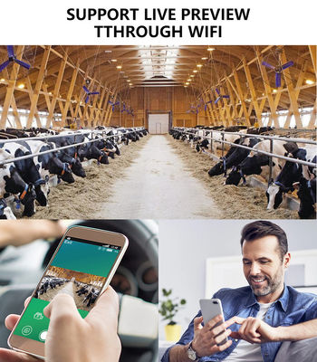 Es una cámara IP67 WIFI Bluetooth.