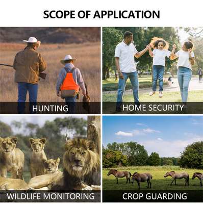 Cámara de vigilancia de vida silvestre Visión nocturna 0.1s Velocidad de captura 32MP 4K Cámara de caza Impermeable IP67 Cámara de observación de animales