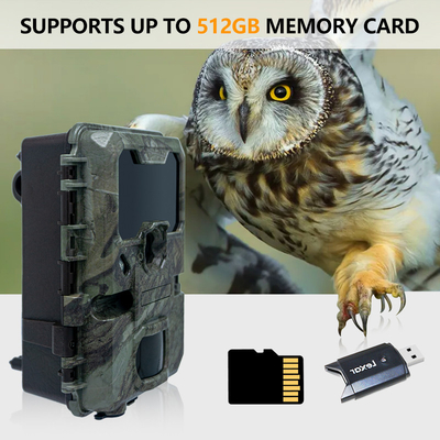 Camara de rastreo con tamaño pequeño KW788 0.1s Respuesta 32MP imagen nítida 4K Video a prueba de agua IP67 hasta 512GB para observación de vida silvestre