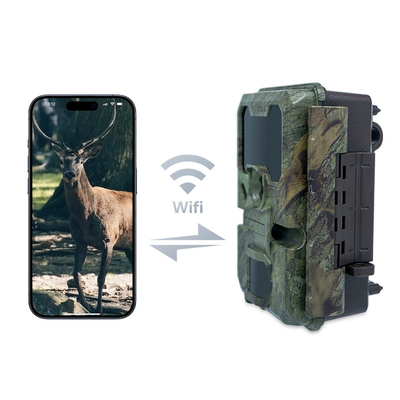 WIFI cámara de caza KW866 impermeable IP67 OEM/ODM hasta 512GB Almacenamiento Tarjeta de memoria SD 32MP cámara de vida silvestre 4K