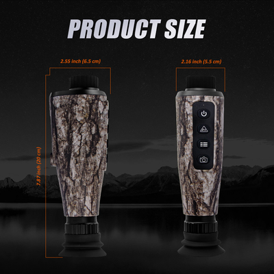 Mantente conectado y registra tus aventuras con este monocular de imágenes térmicas con Wi-Fi AP y capacidad de batería de 4000mAh