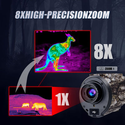 Monocular de imagen térmica de alto rendimiento con super resolución Ai y 10 horas de duración de batería para actividades al aire libre y vigilancia