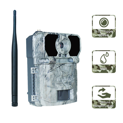 cámara celular 4G dinámico SMTP inalámbrico del juego de los 25m IR MMS GPRS