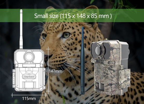 La cámara al aire libre Cmos del rastro de la fauna del G/M MMS camufla 30MP 4G 1080P que caza la cámara