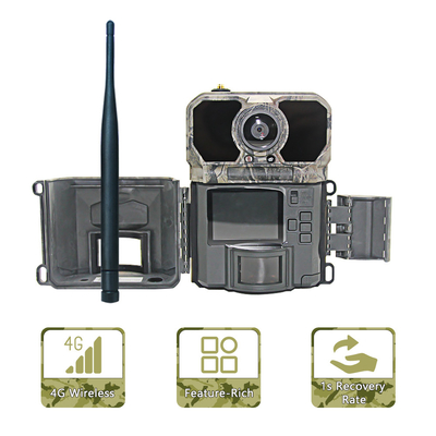 Display LCD 4G Camara de rastreo Programable 940nm NO GLOW ICCID FTP SMTP MMS APP control de accesorios de caza