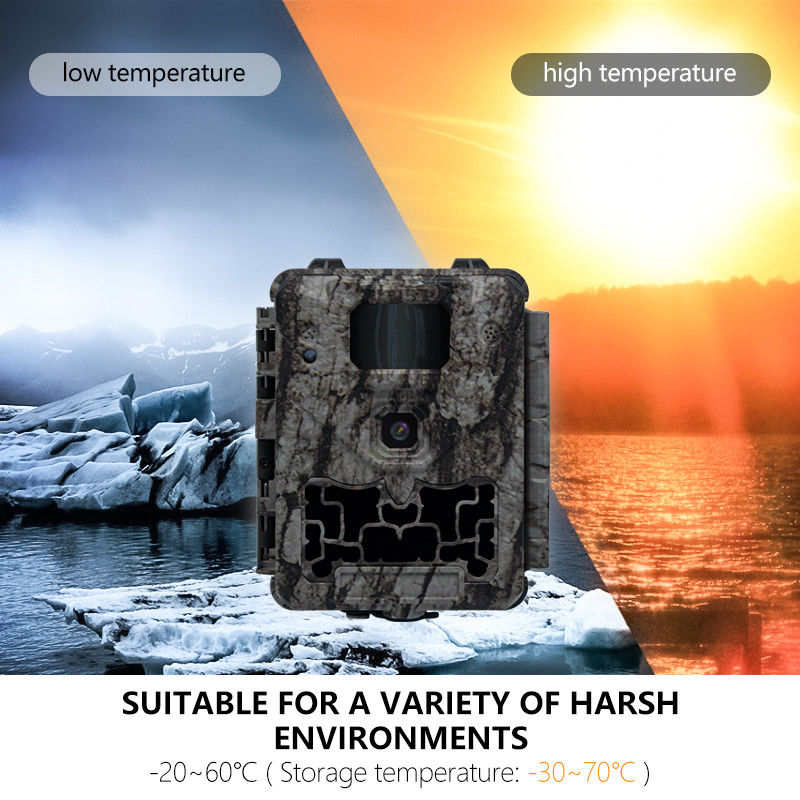 Cámara de caza profesional con corte IR automático y soporte de micro lente de 450 mm para imágenes claras y detalladas de la vida silvestre