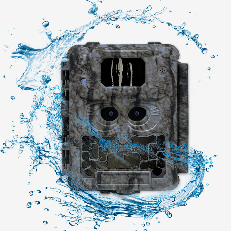 Cámara de caza KW591 sensores duales sin resplandor 1080P resistente al agua IP67 0.4s velocidad de activación hasta 512GB de almacenamiento Cámara de caza