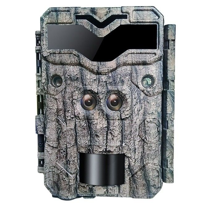 Cámaras de caza HD Keepguard con doble lente de 32MP sin resplandor Cámara de rastro LED 1080P de visión nocturna Cámara de juego de caza para vida silvestre