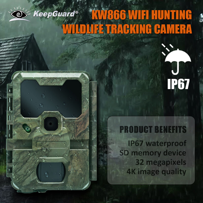 Stock cámara inalámbrica WiFi Bluetooth cámara de rastreo móvil Ideal para aplicaciones de seguridad de caza y monitoreo de vida silvestre